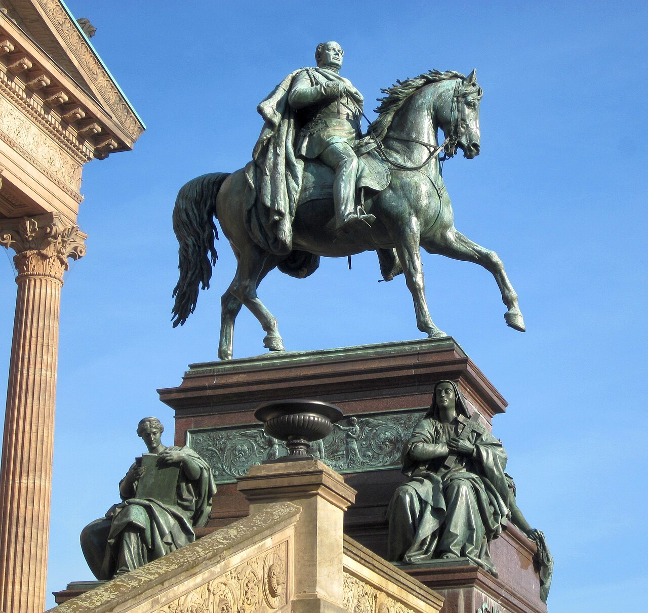 Equestrian statue of Frederick William IV by Alexander Calandrelli