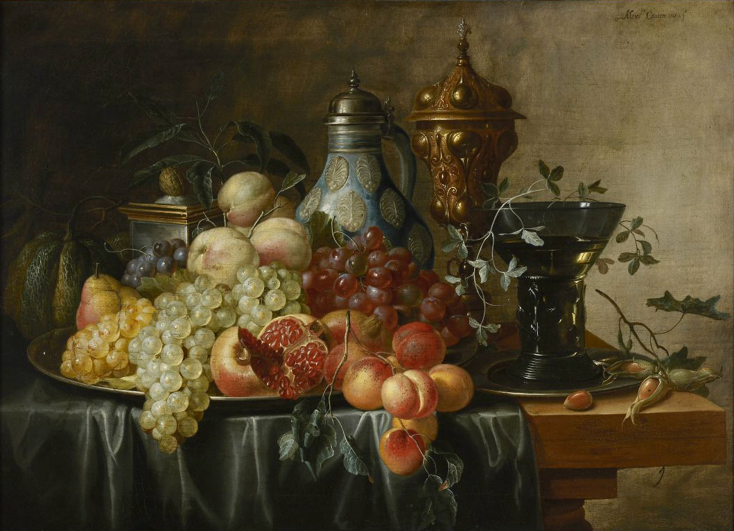Still life with fruit by Alexander Coosemans