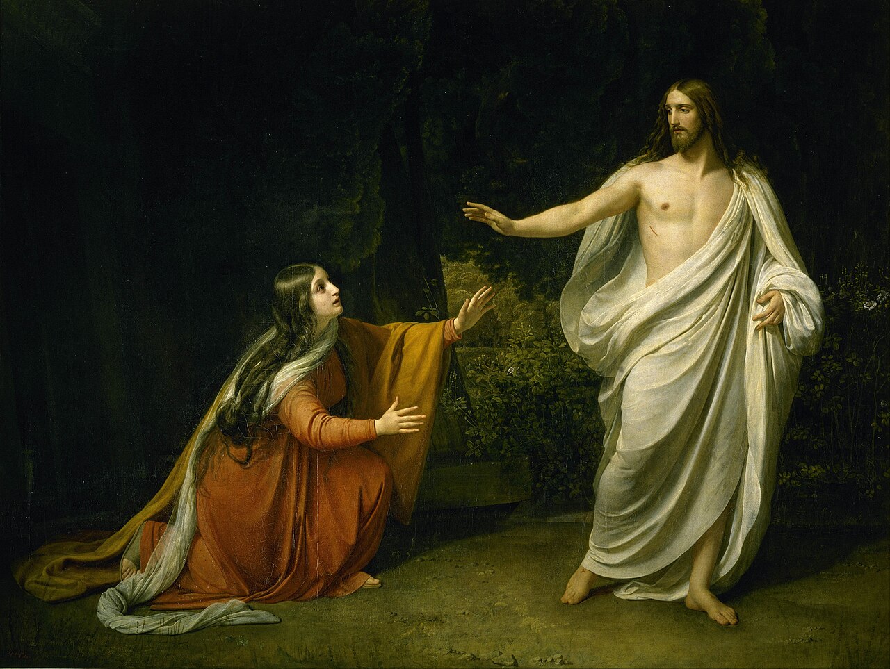 Appearance of Jesus Christ to Maria Magdalena by Alexander Ivanov