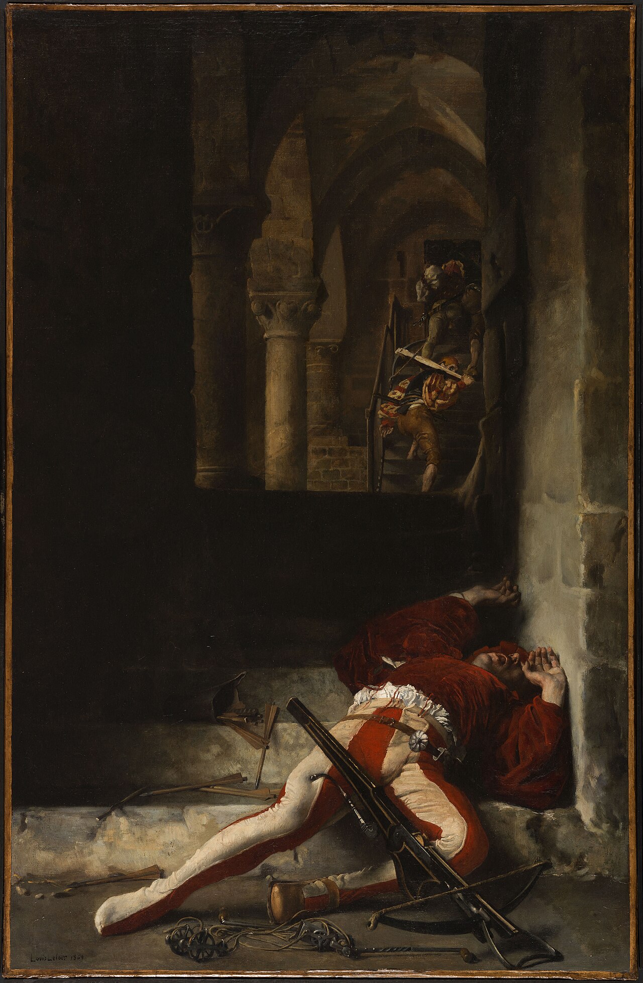 The trap by Alexander Louis Leloir