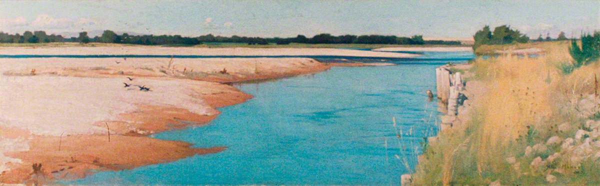 River Estuary by Alexander Mann