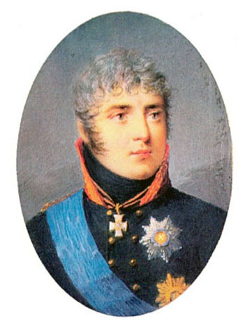 Portrait of Valerian Zubov by Alexander Molinari