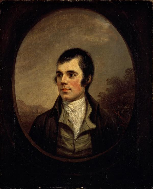 Robert Burns, 1759 - 1796. Poet by Alexander Nasmyth