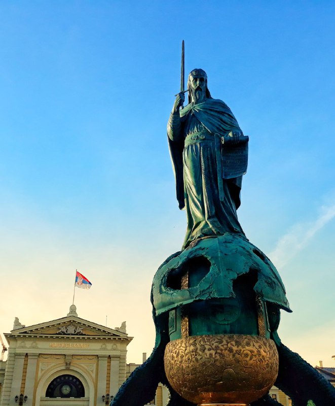 Stefan Nemanja Monument by Alexander Rukavishnikov