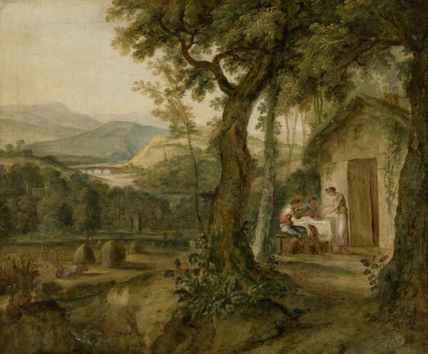 A View near Perth, Landscape from Milton's 'L'Allegro' by Alexander Runciman