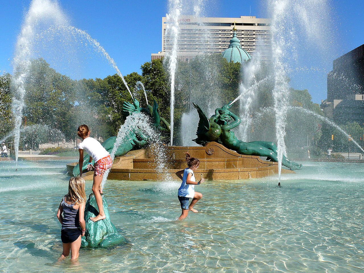 Swann Memorial Fountain by Alexander Stirling Calder
