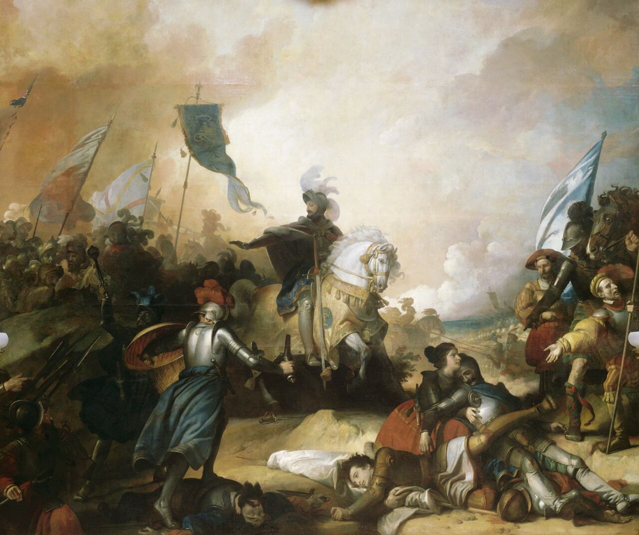 Battle of Marignan, September 14, 1515 by Alexandre-Évariste Fragonard