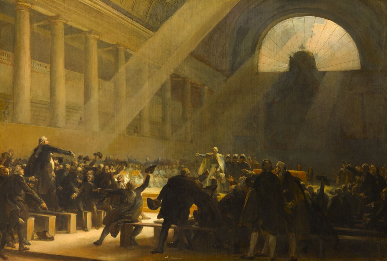Mirabeau Replying to Dreux-Brézé by Alexandre-Évariste Fragonard