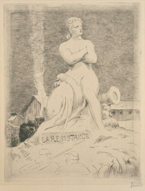 La statue de la Résistance by Alexandre Falguière