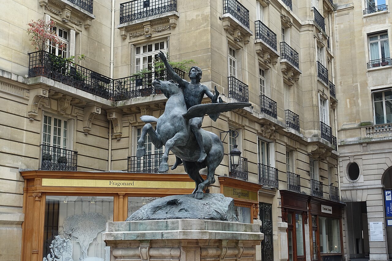 The Poet Riding Pegasus by Alexandre Falguière