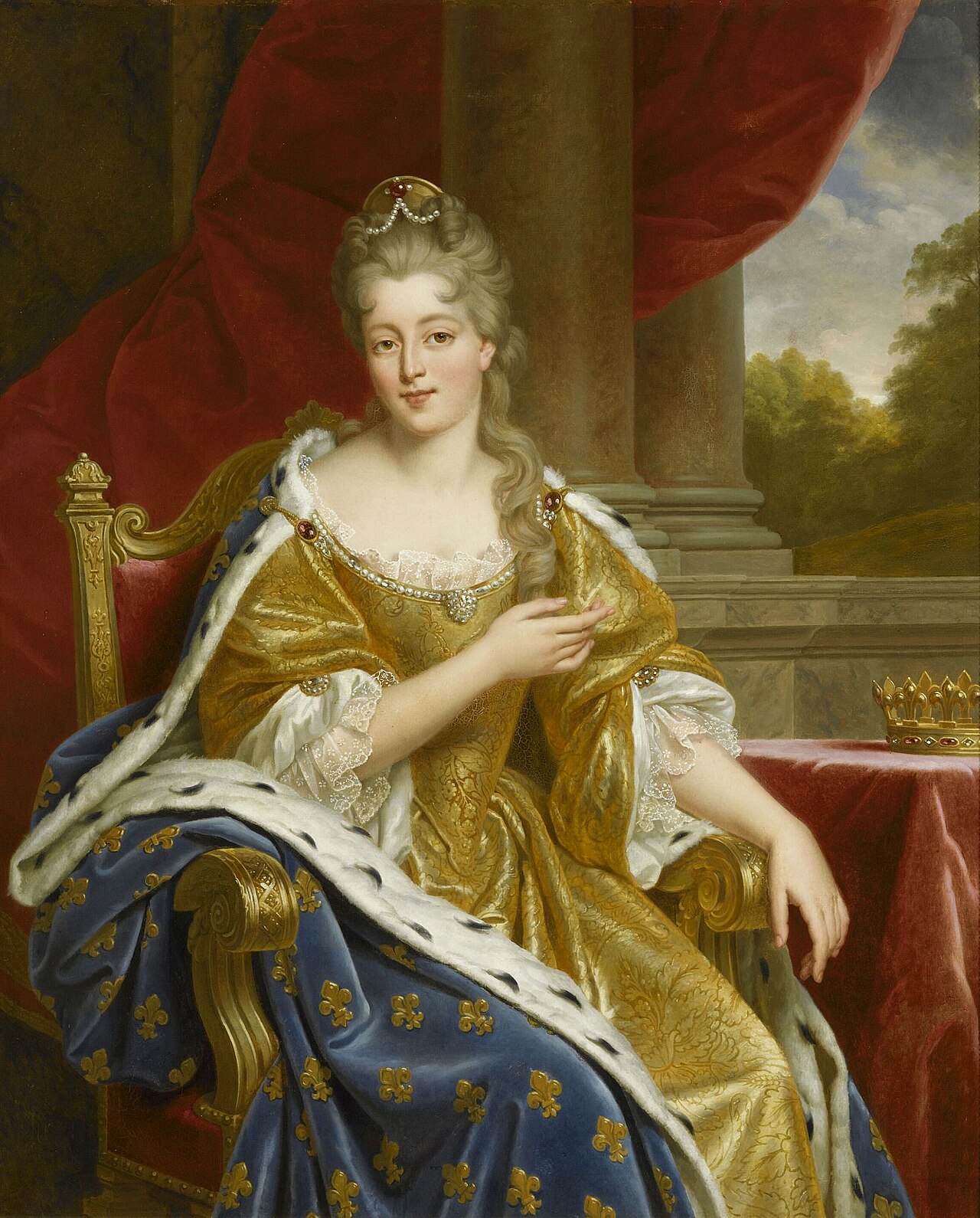 Françoise-Marie de Bourbon, Mademoiselle de Blois, duchesse d'Orléans by Alexandre-François Caminade
