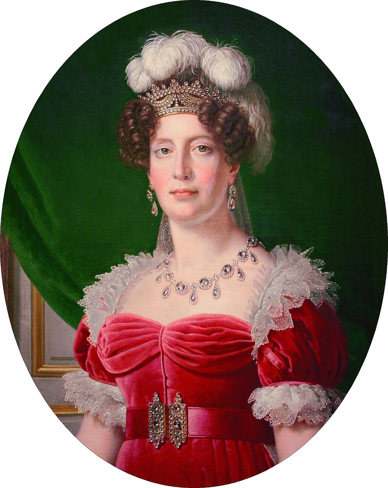 Portrait of Marie Thérèse Charlotte de France, Duchesse d'Angoulême (1778-1851) by Alexandre-François Caminade