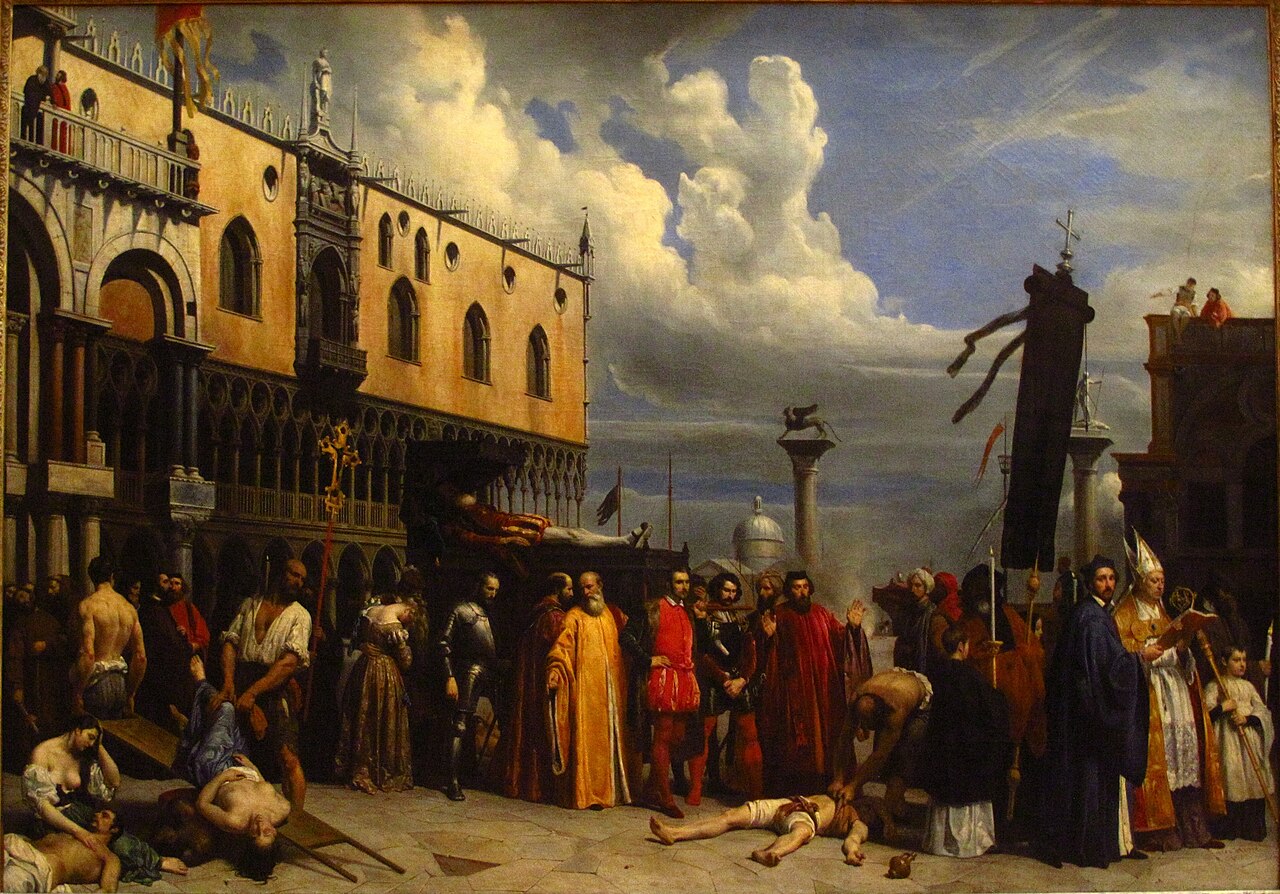 Honneurs funèbres rendus au Titien by Alexandre Hesse