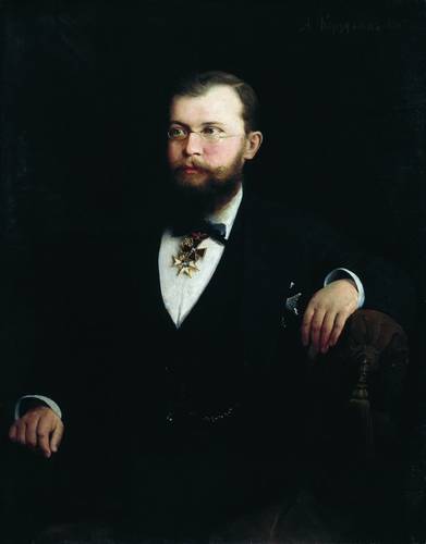 Portrait of the A.M. Sibiryakov by Alexei Korzukhin