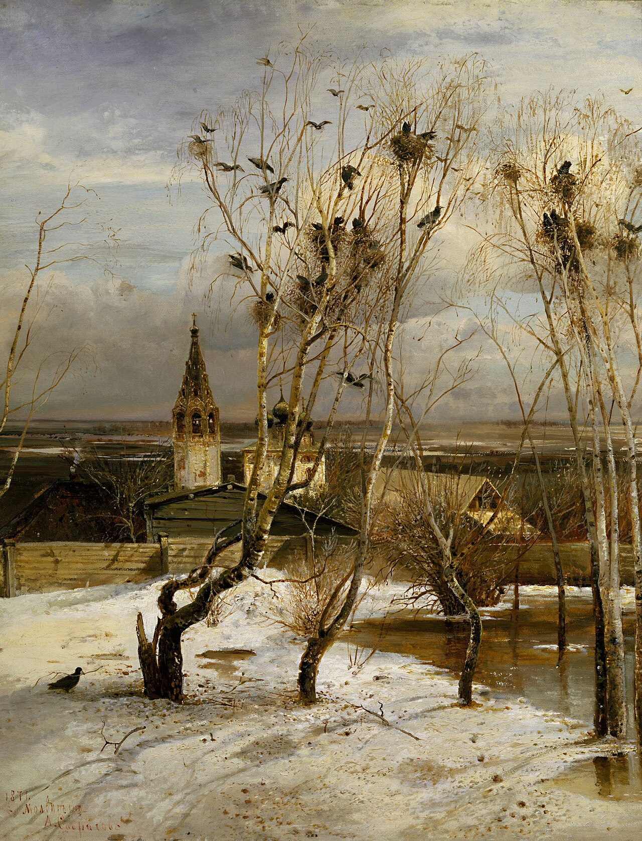 The Rooks Have Returned by Alexei Savrasov