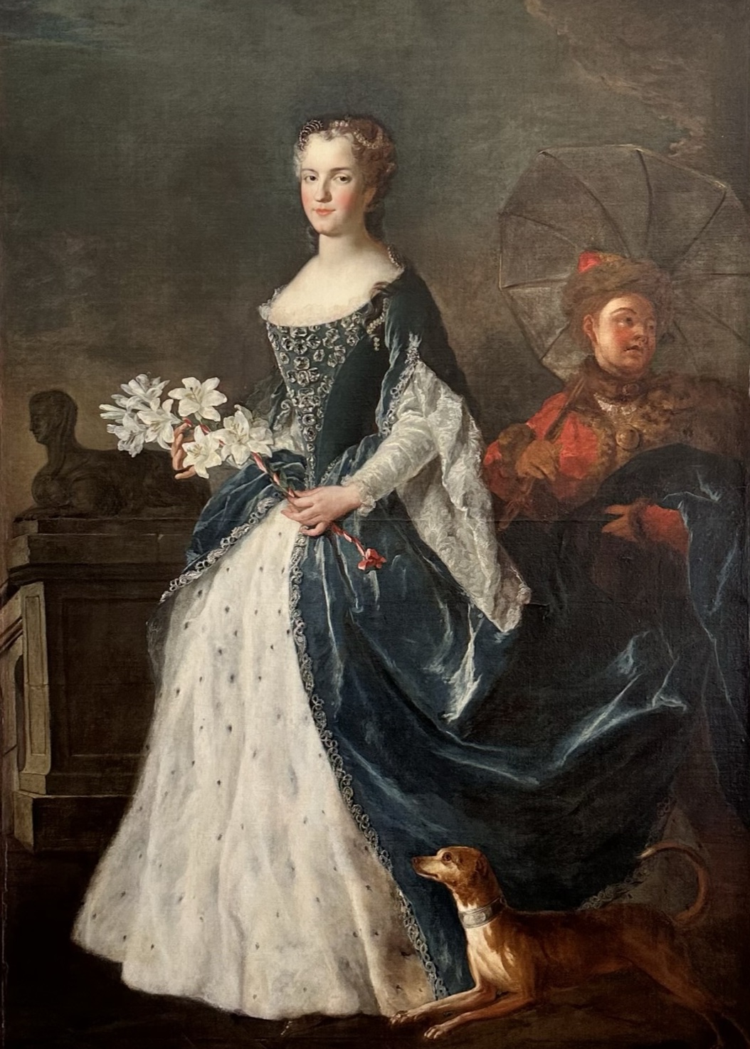 Marie Leszczynska, Queen of France by Alexis Simon Belle