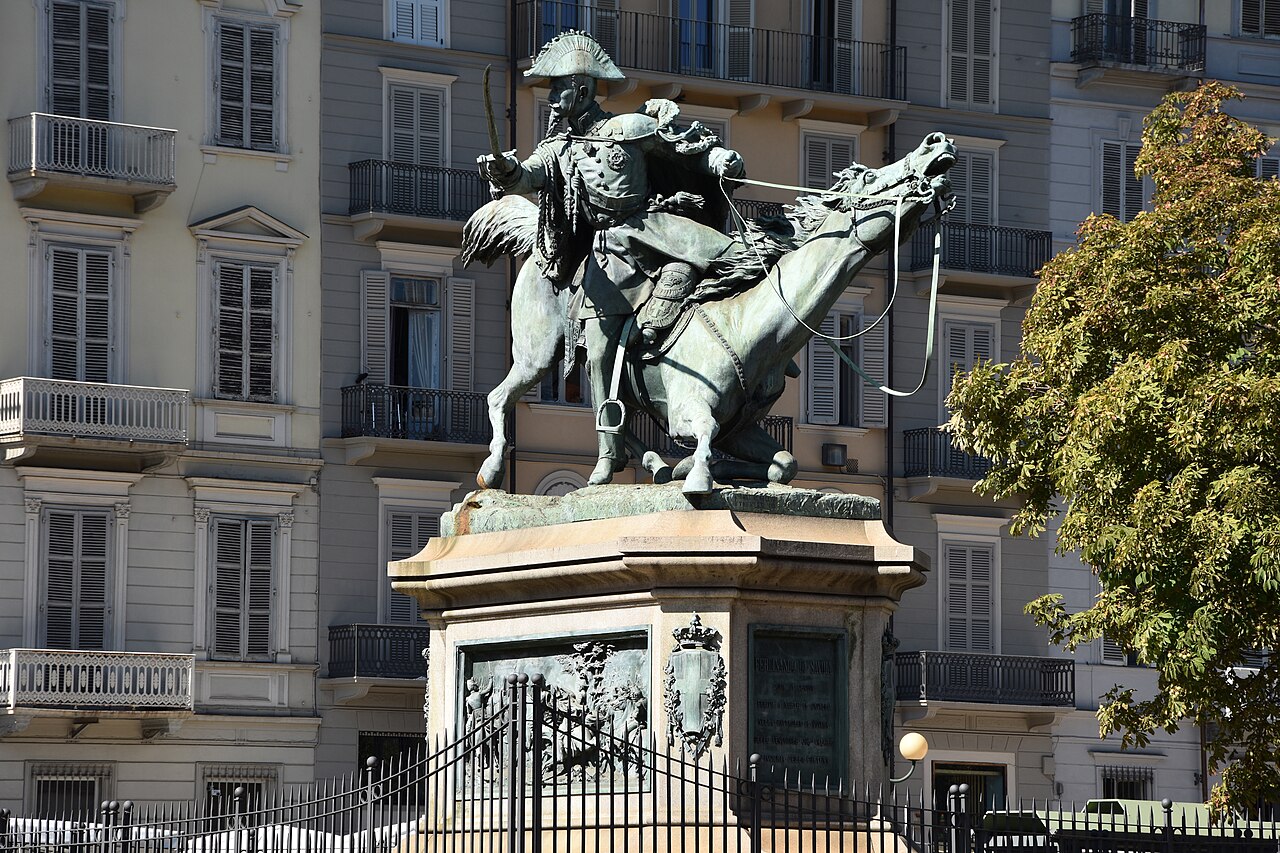 Monument to Ferdinando of Savoy, Duke of Genoa by Alfonso Balzico