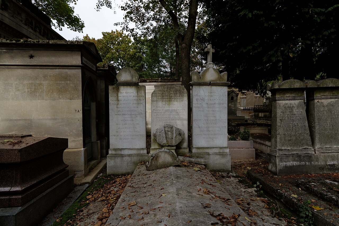 Grave of Jouanique by Alfred Boucher