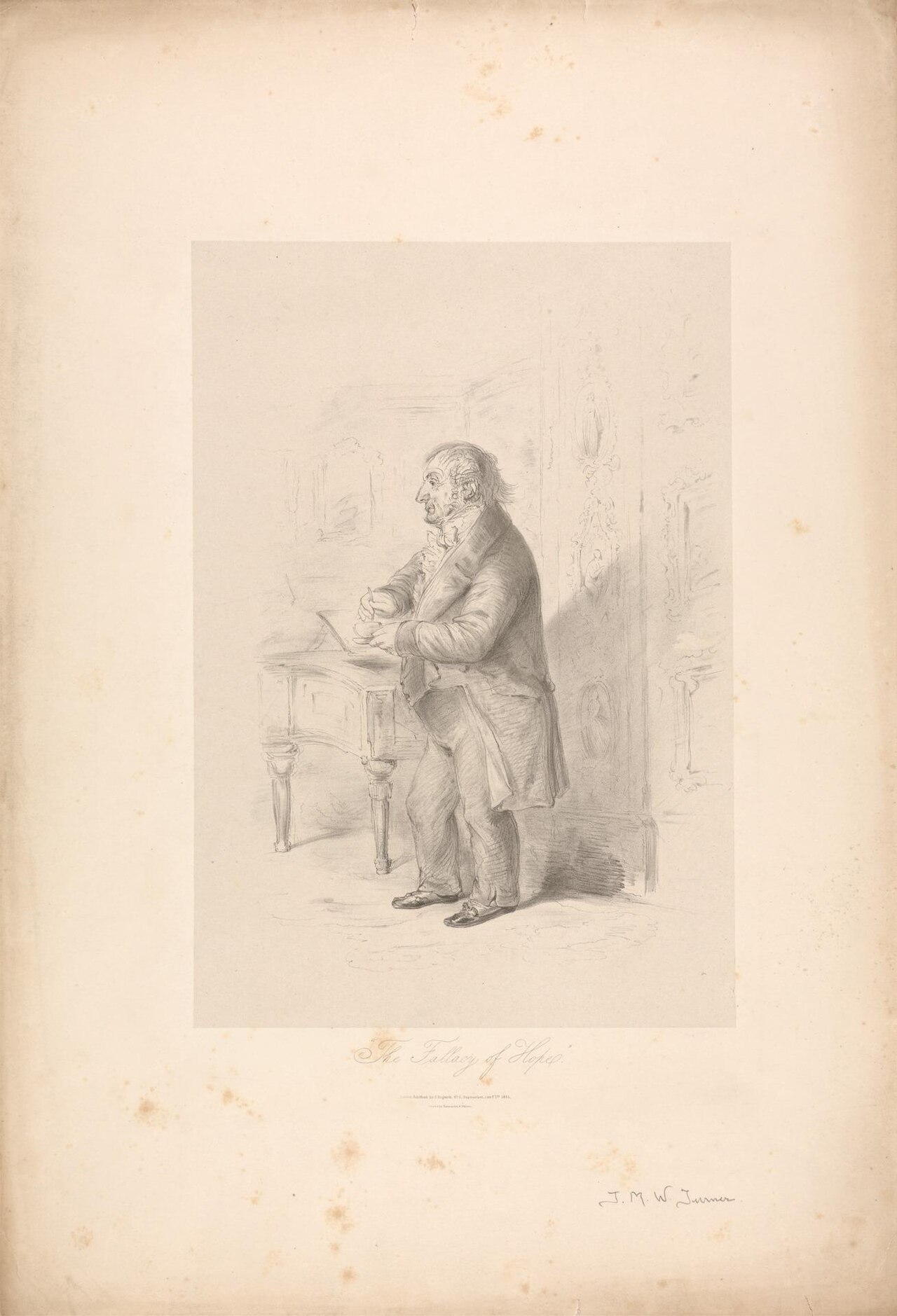 J.M.W. Turner - "The Fallacy of Hope" by Alfred d'Orsay