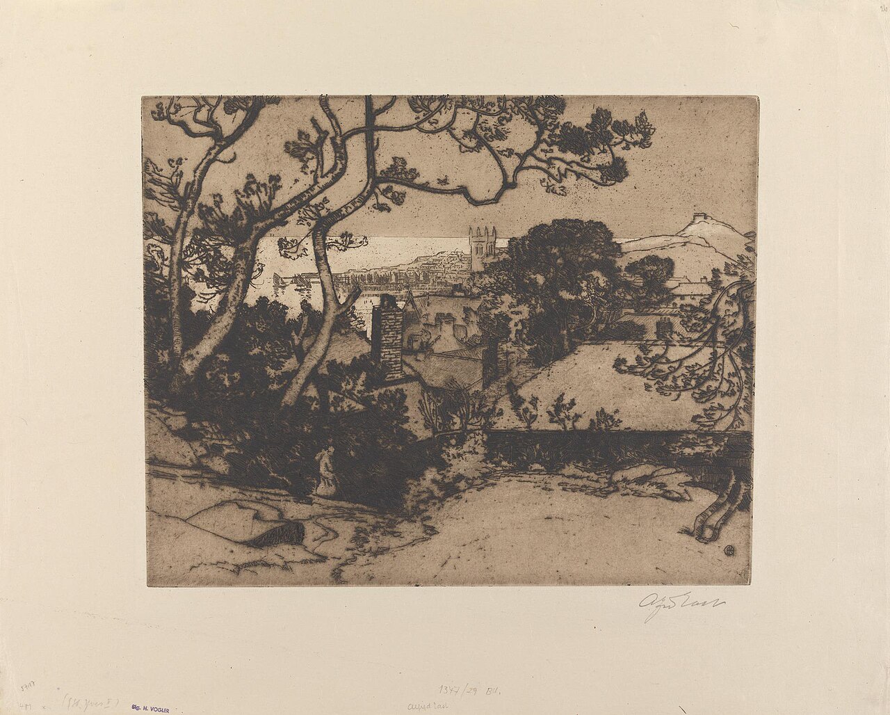 St. Ives by Alfred East
