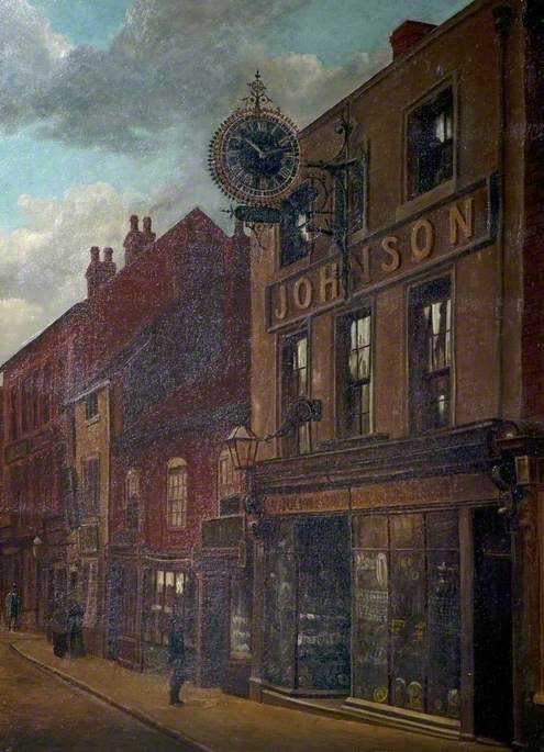 St Peter's Street, Derby by Alfred John Keene