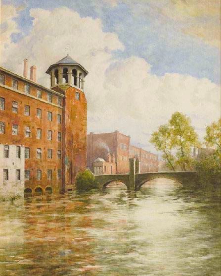 The Derby Silk Mill by Alfred John Keene
