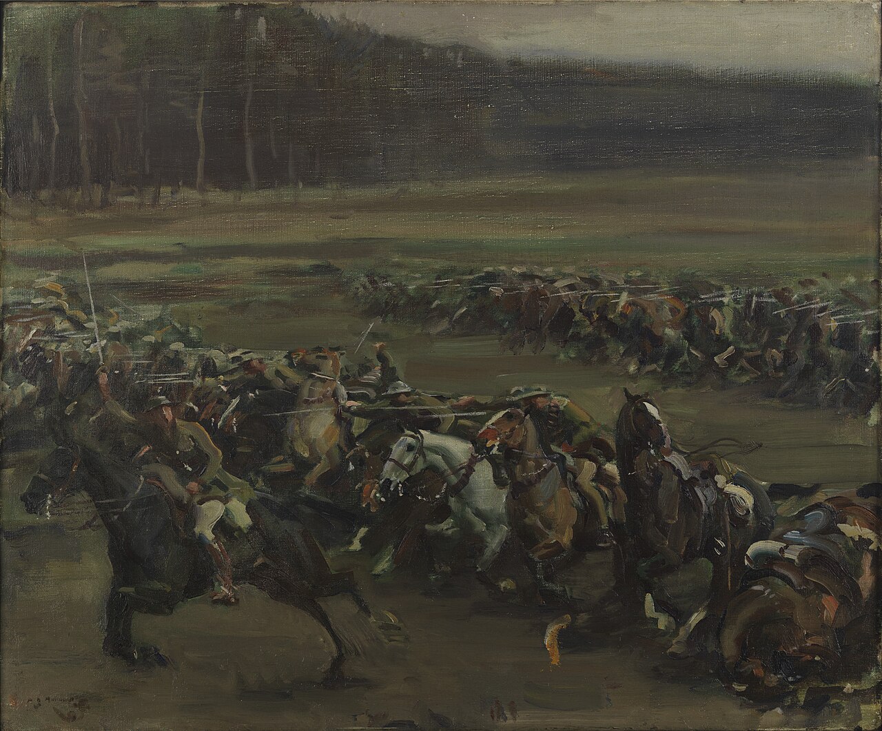 Charge of Flowerdew's Squadron by Alfred Munnings