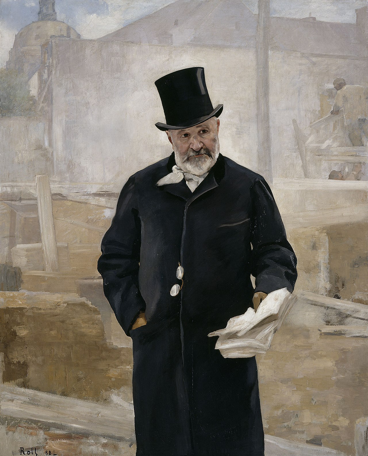 Adolphe Alphand by Alfred Philippe Roll