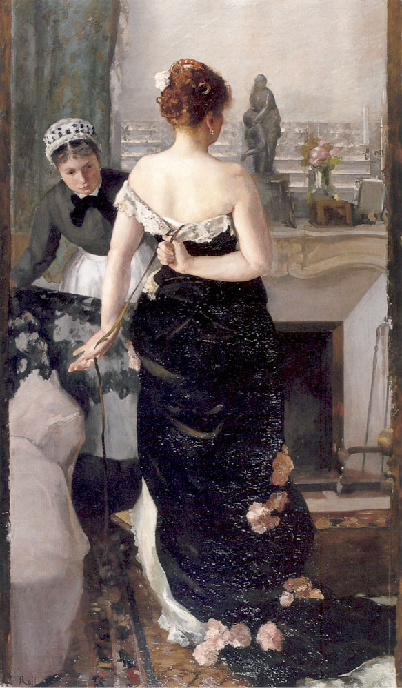 Back from the ball by Alfred Philippe Roll