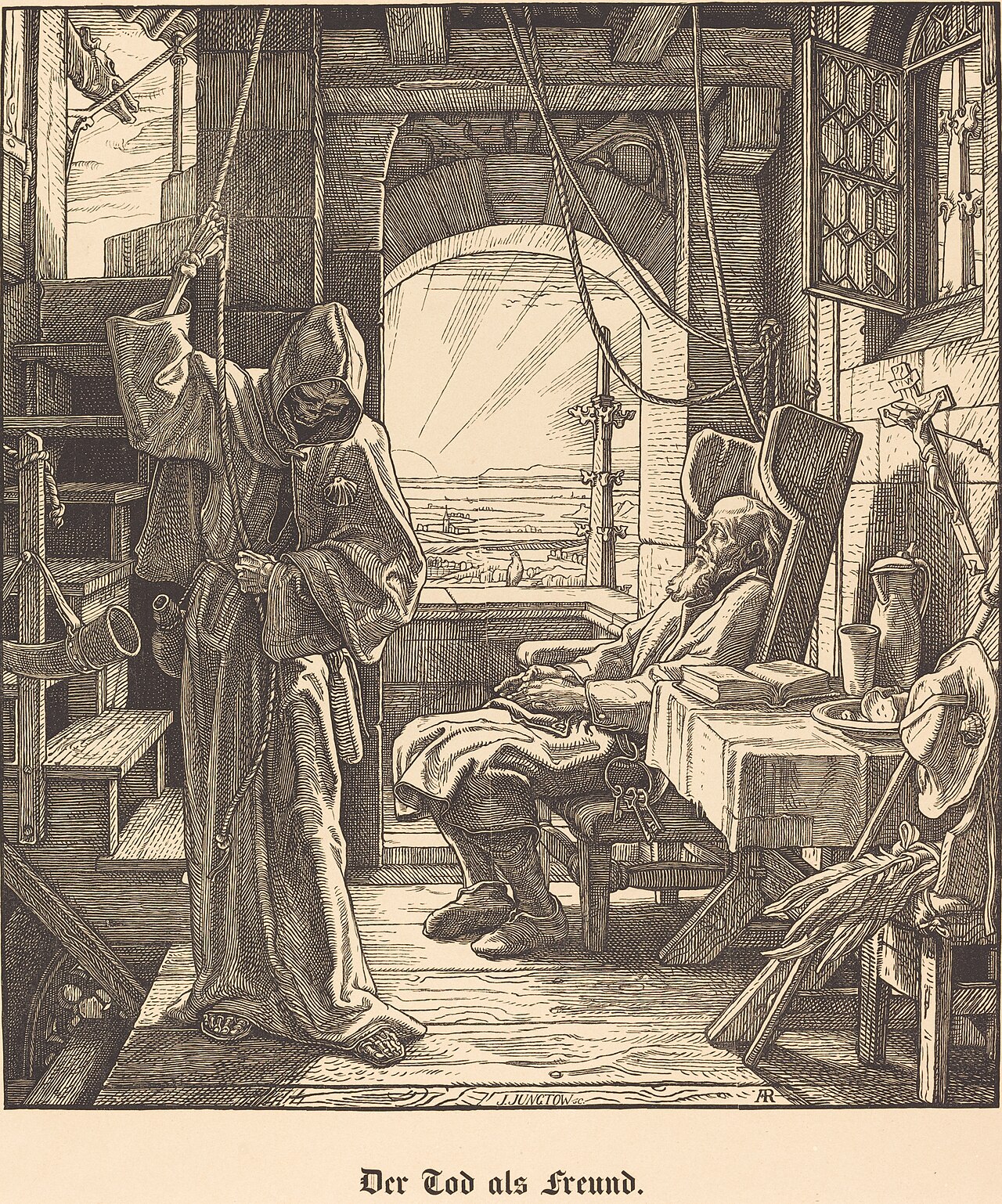Der Tod als Freund (Death as a Friend) by Alfred Rethel