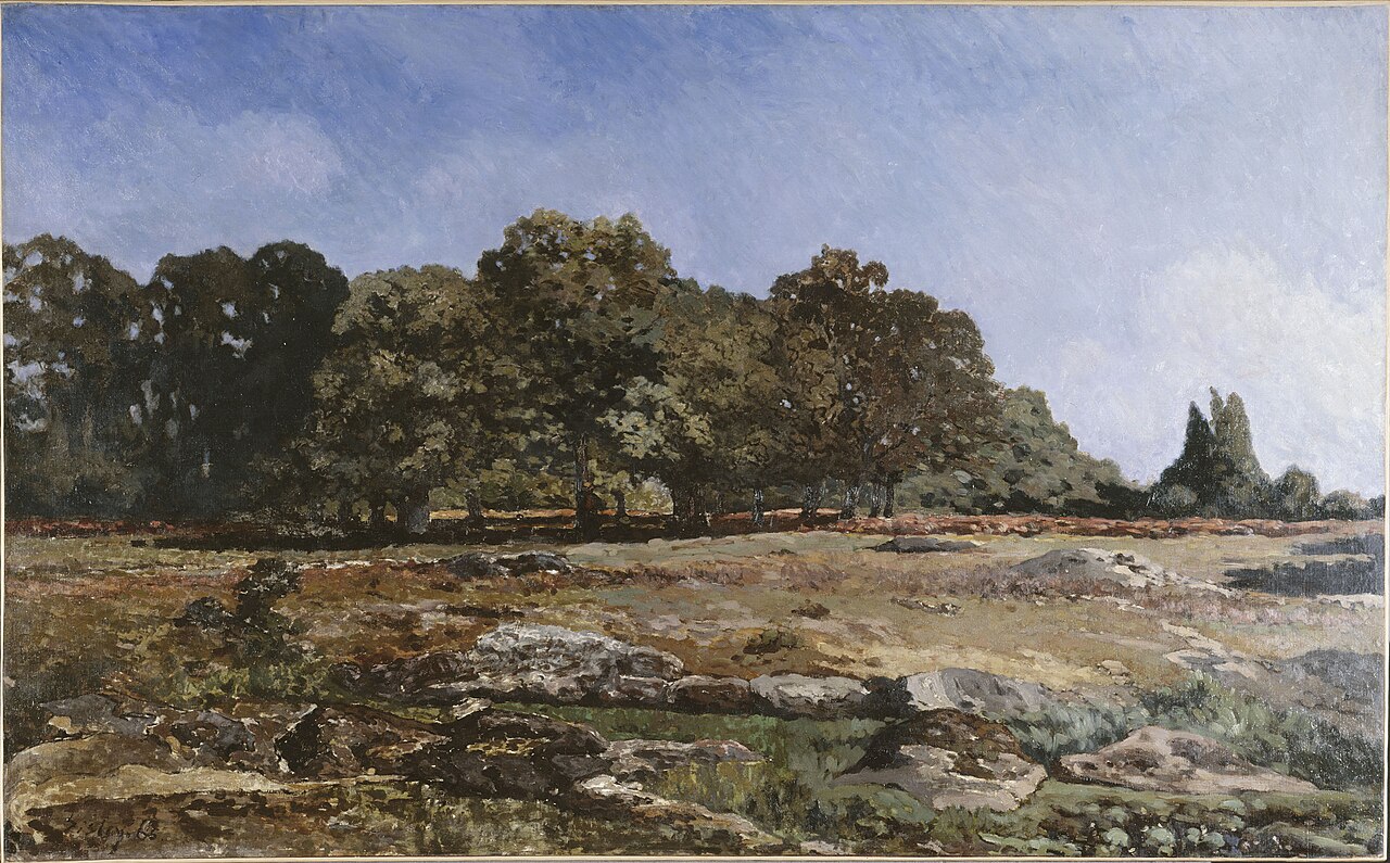 Avenue of Chestnut Trees in La Celle-Saint-Cloud by Alfred Sisley