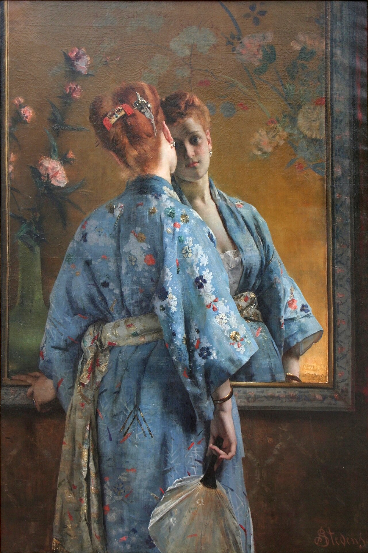 The Japanese Parisian by Alfred Stevens