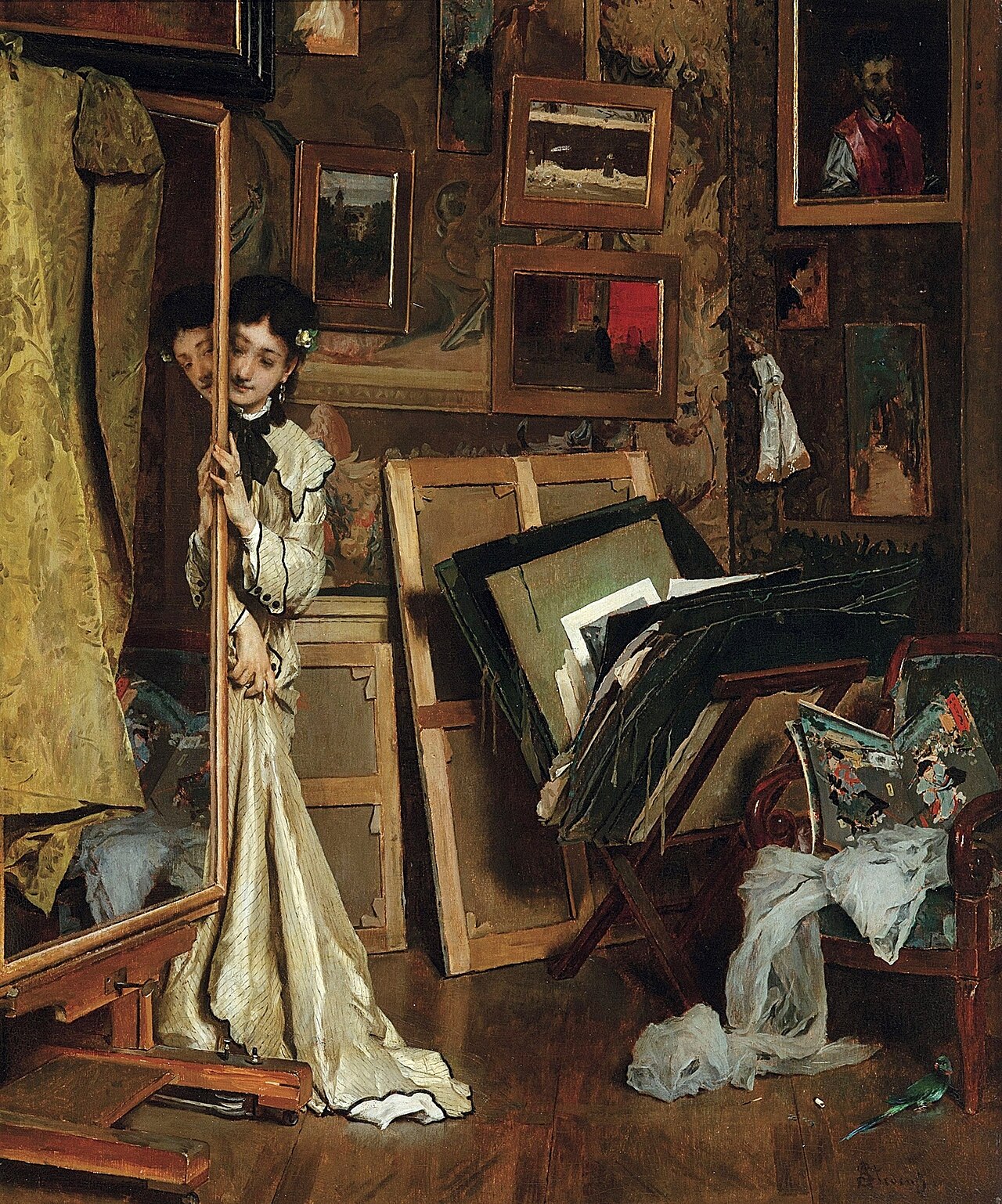 The Psyché (My Studio) by Alfred Stevens
