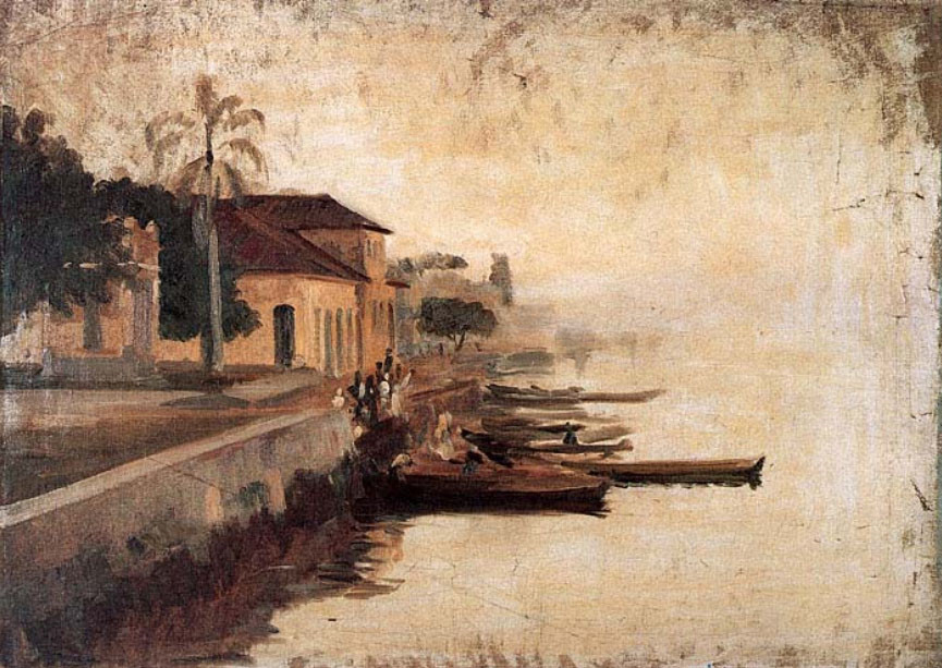 Port of Paranaguá by Alfredo Andersen