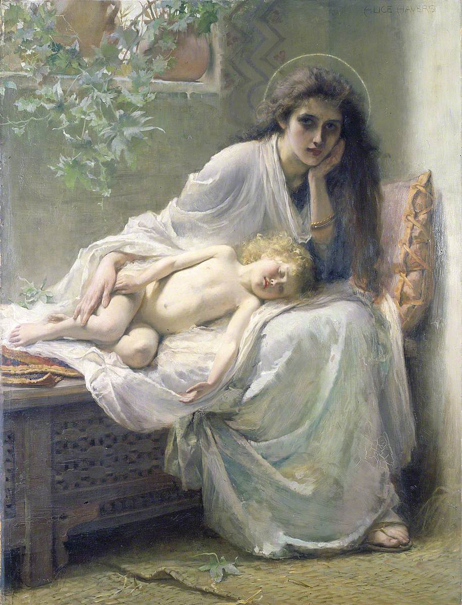 'But Mary kept all these things and pondered them in her heart' by Alice Havers