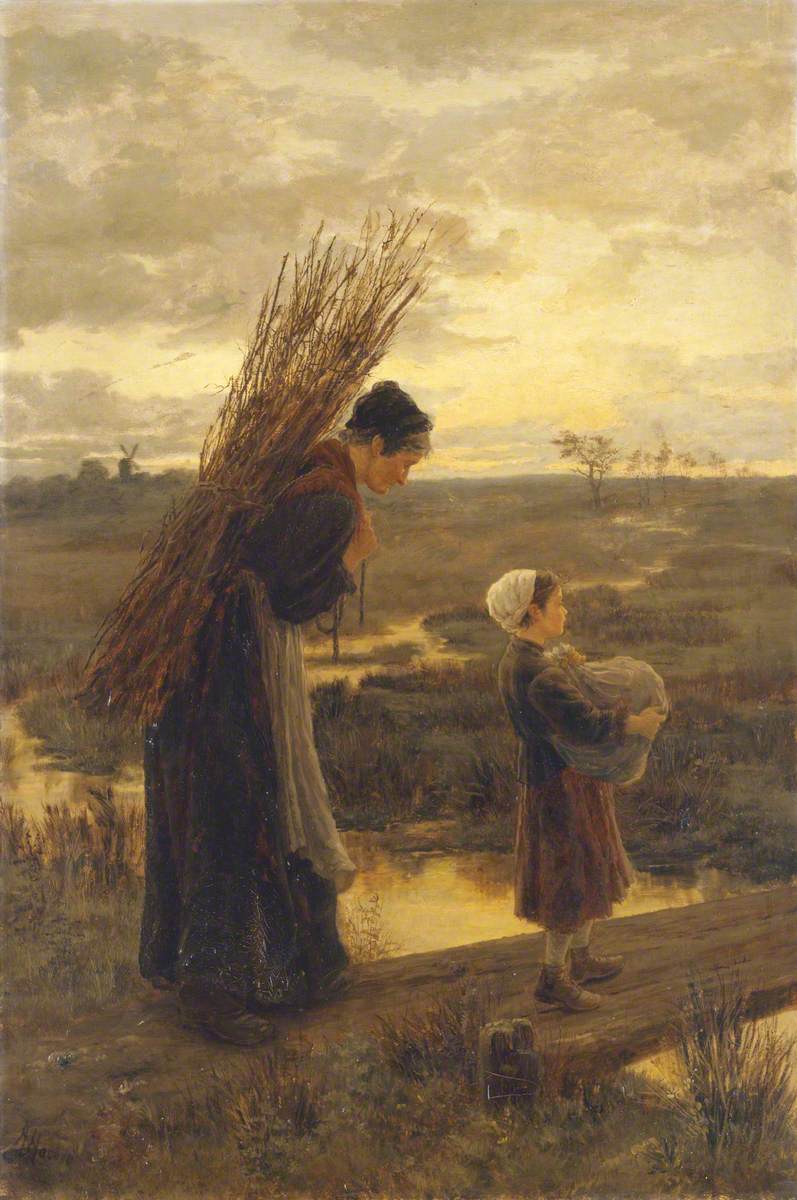 They Homeward Wend Their Weary Way by Alice Havers