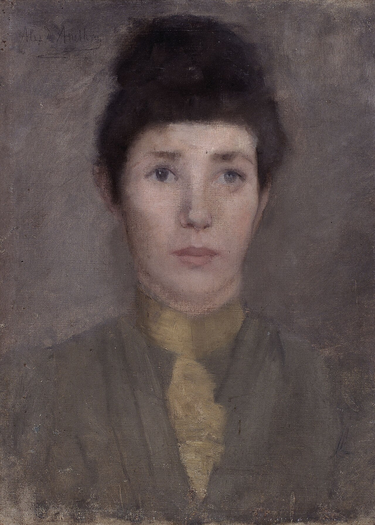 Woman’s Head by Alix d'Anethan