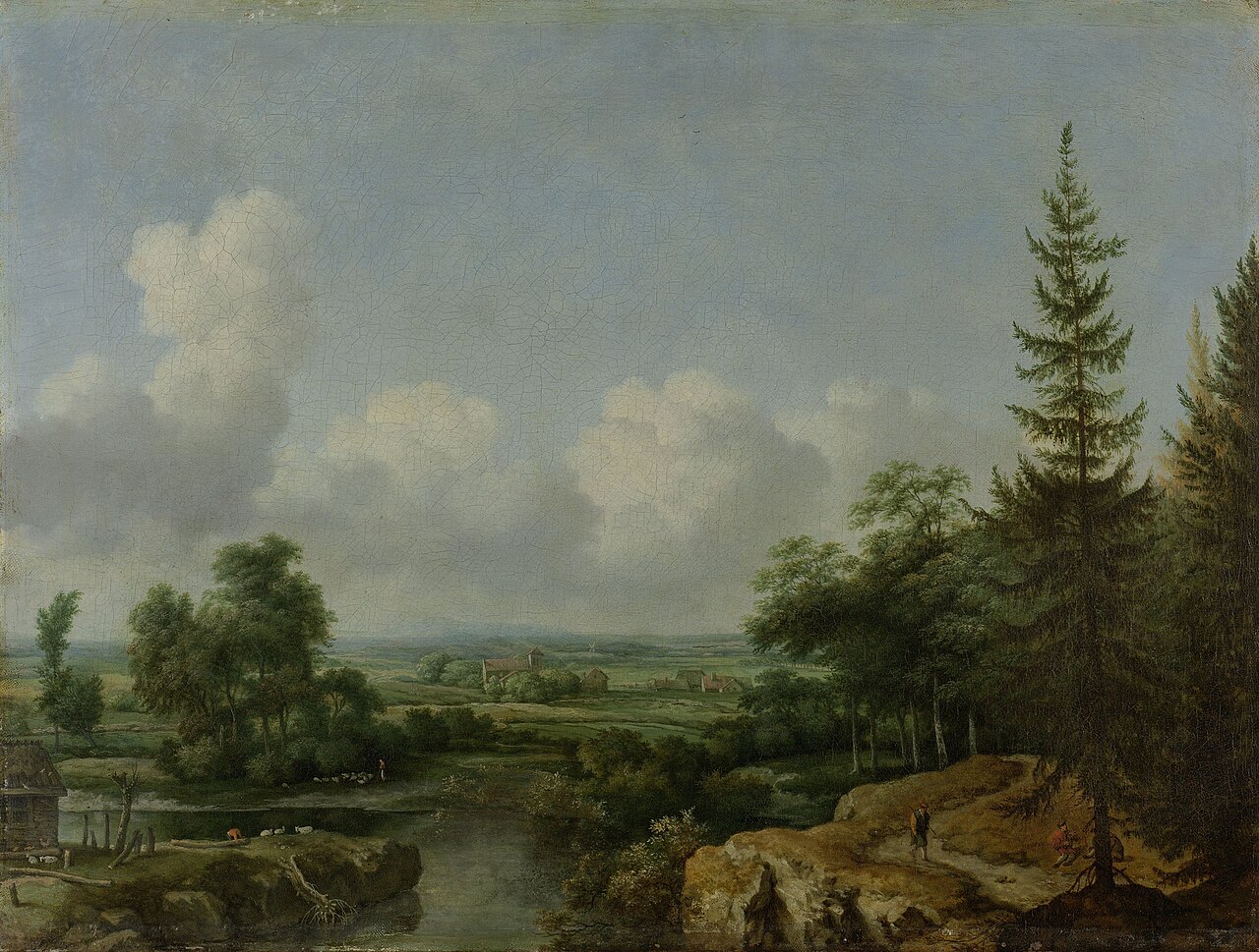 Swedish landscape by Allaert van Everdingen