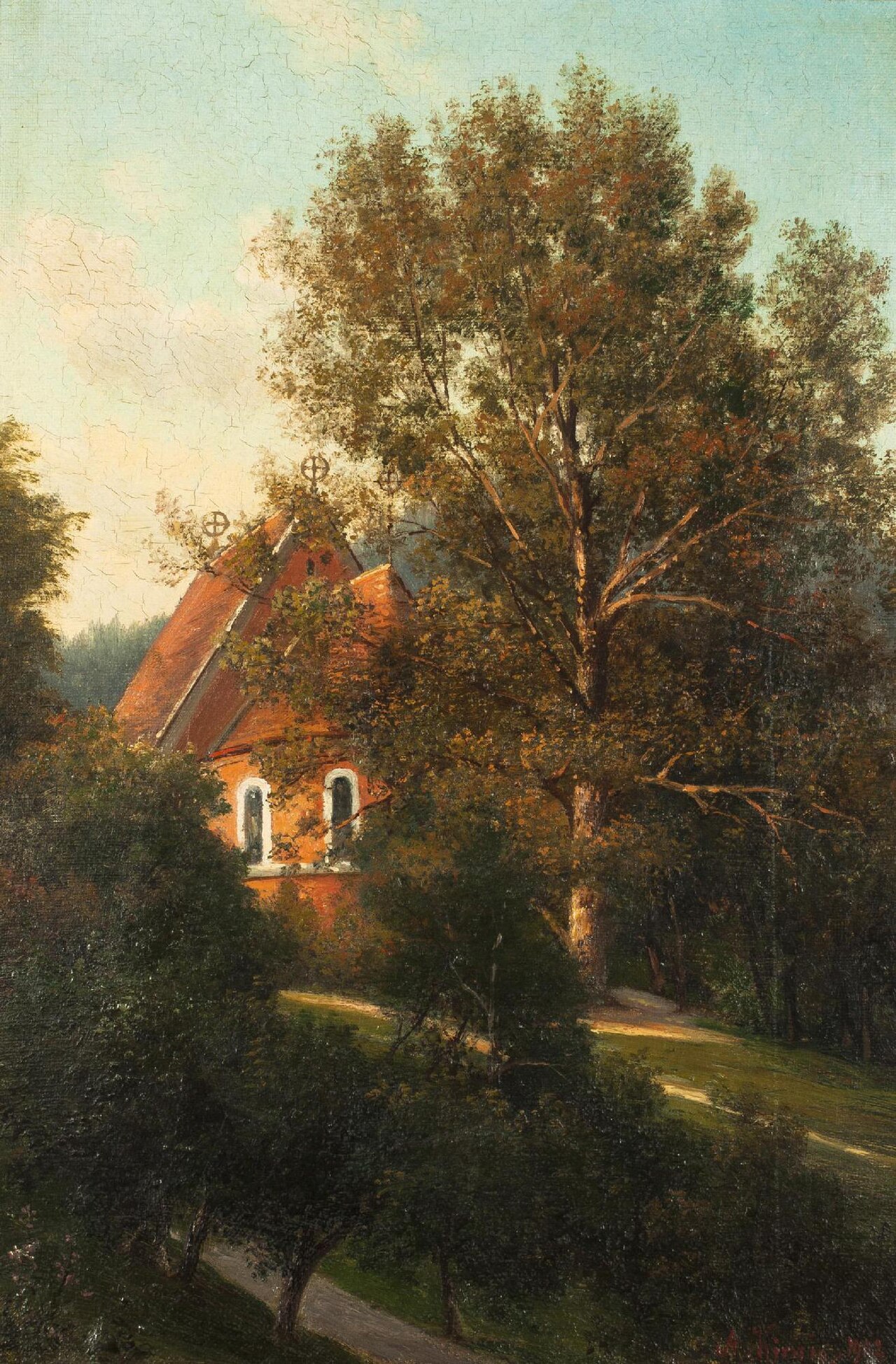 Anglican Church in Mariánské Lázně by Alois Kirnig
