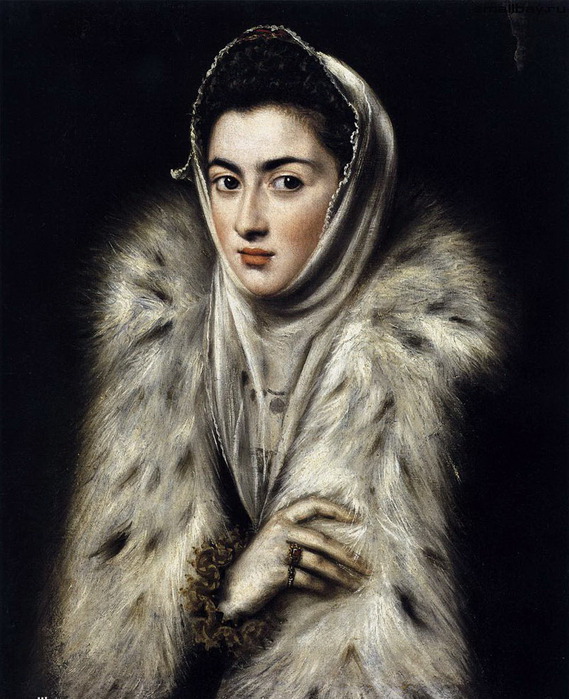 Lady in a Fur Wrap by Alonso Sánchez Coello