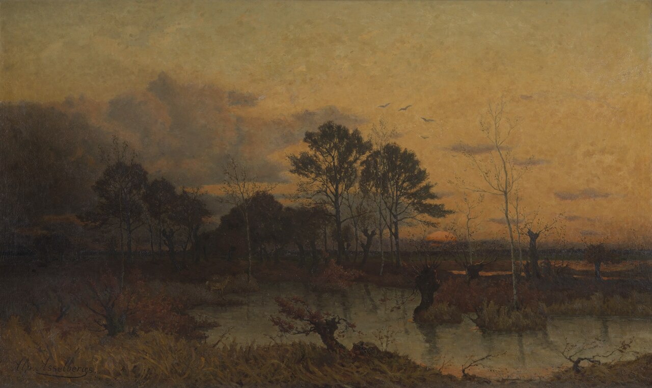Fen in the Kempen by Alphonse Asselbergs