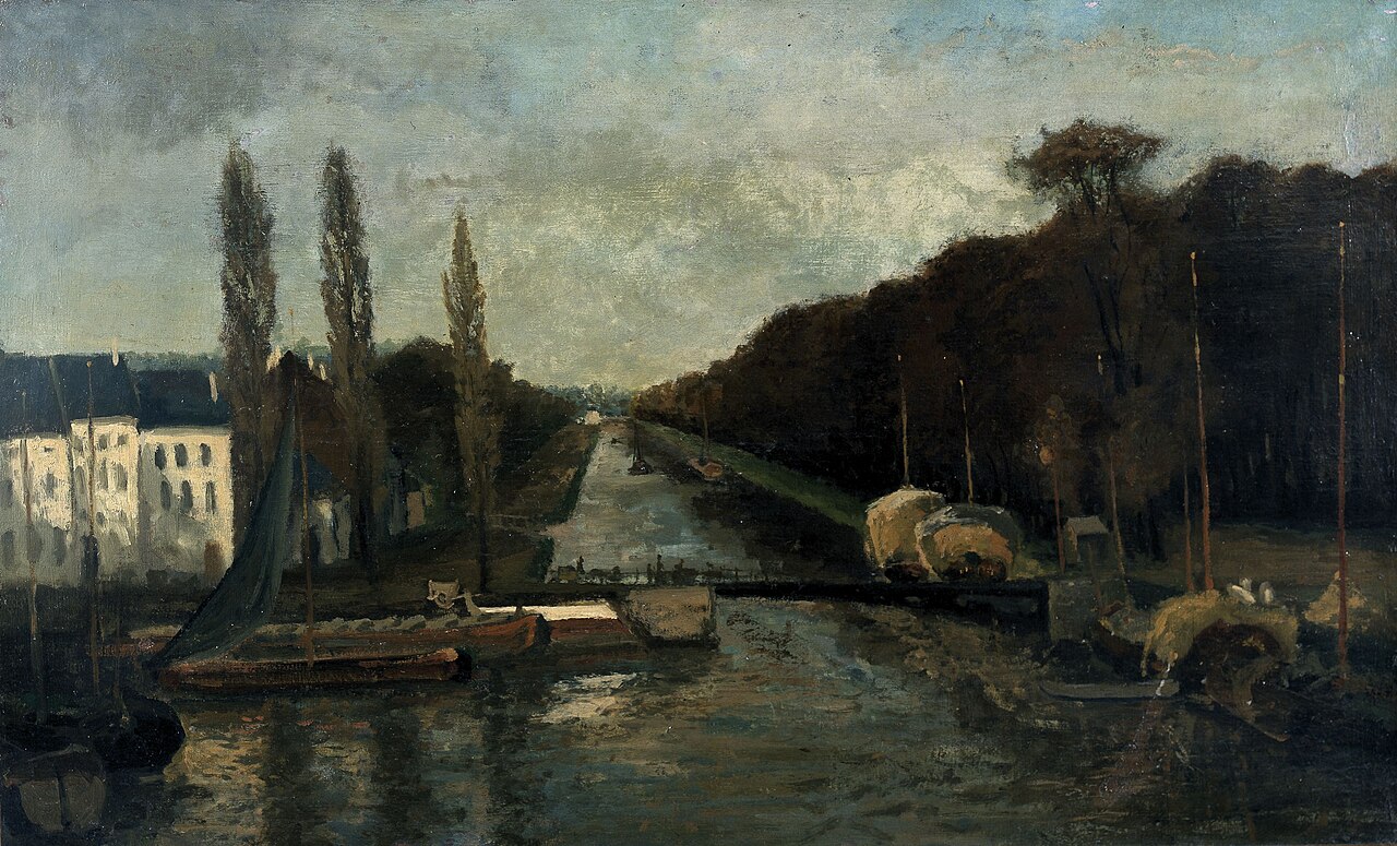The Porte du Rivage in Brussels by Alphonse Asselbergs