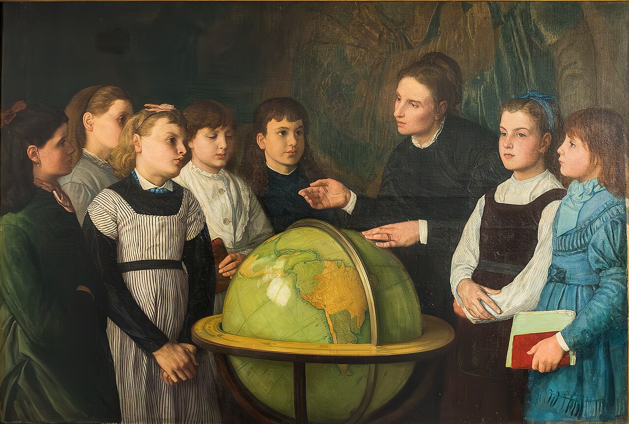 The Geography Lesson by Alphonse Legros