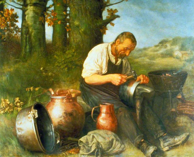 The Tinker by Alphonse Legros