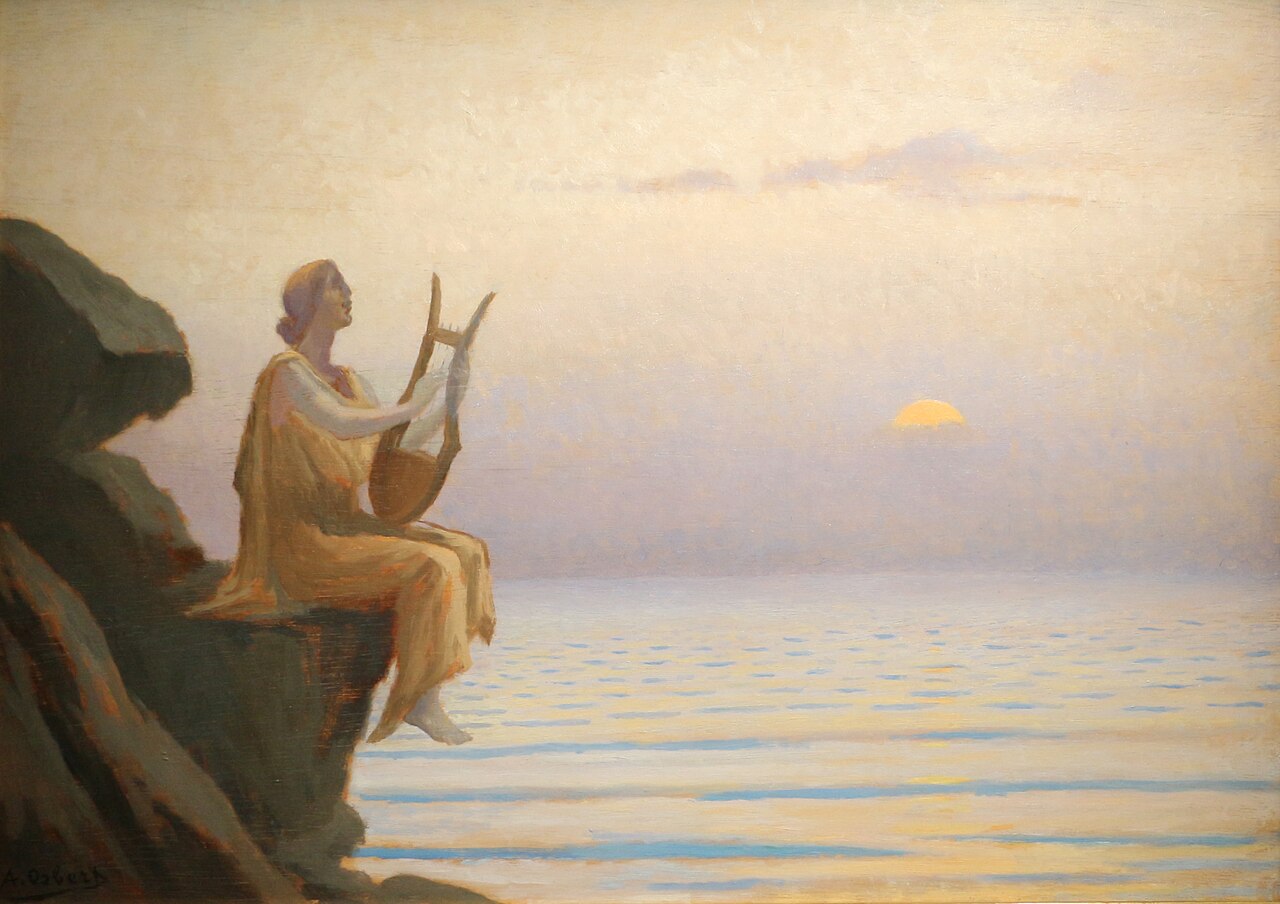 Harmony of sea evening by Alphonse Osbert