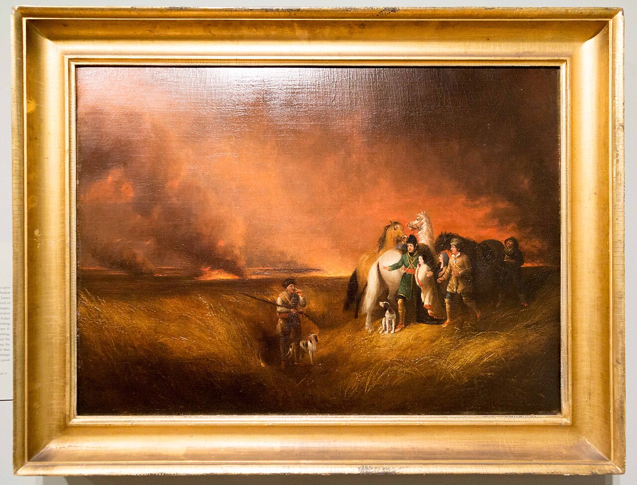 The Prairie on Fire by Alvan Fisher