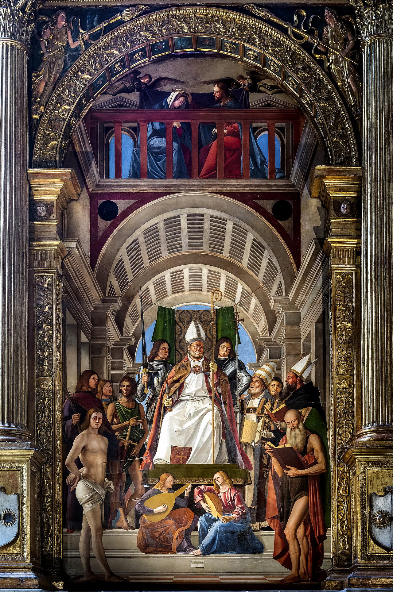 Altarpiece of St Ambrose by Alvise Vivarini