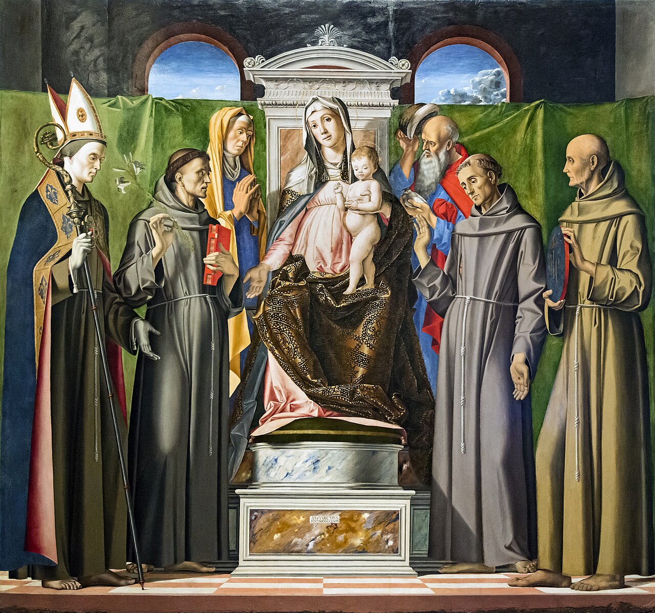 Sacra conversazione by Alvise Vivarini