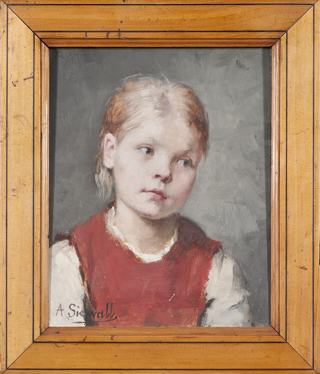 Portrait of a Girl by Amanda Sidvall