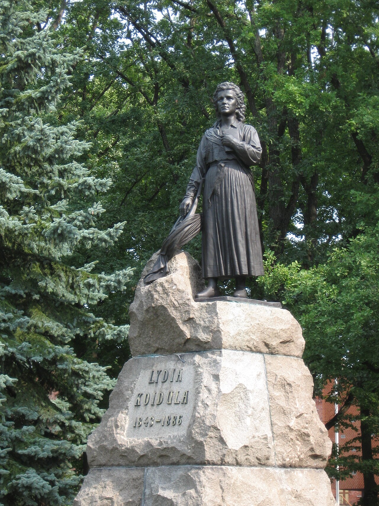 Lydia Koidula Monument by Amandus Adamson